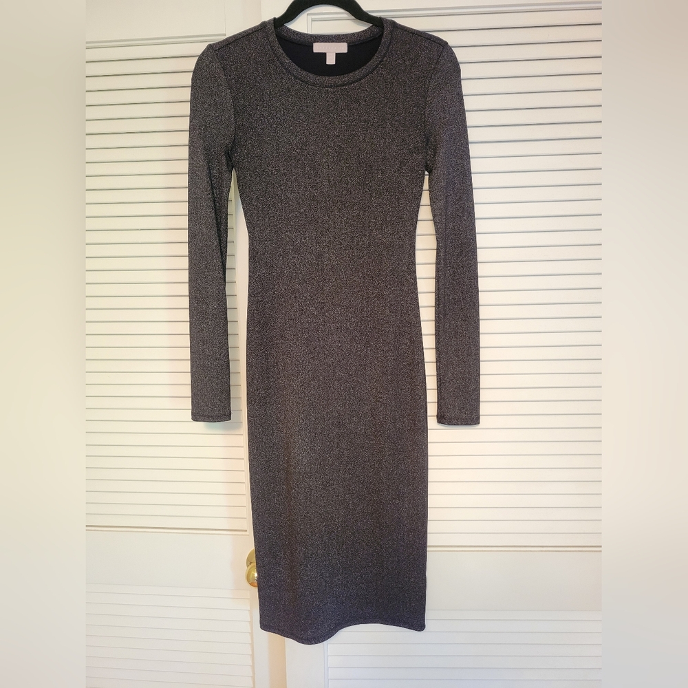 Chelsea28 Long Sleeve Bodycon Midi Dress